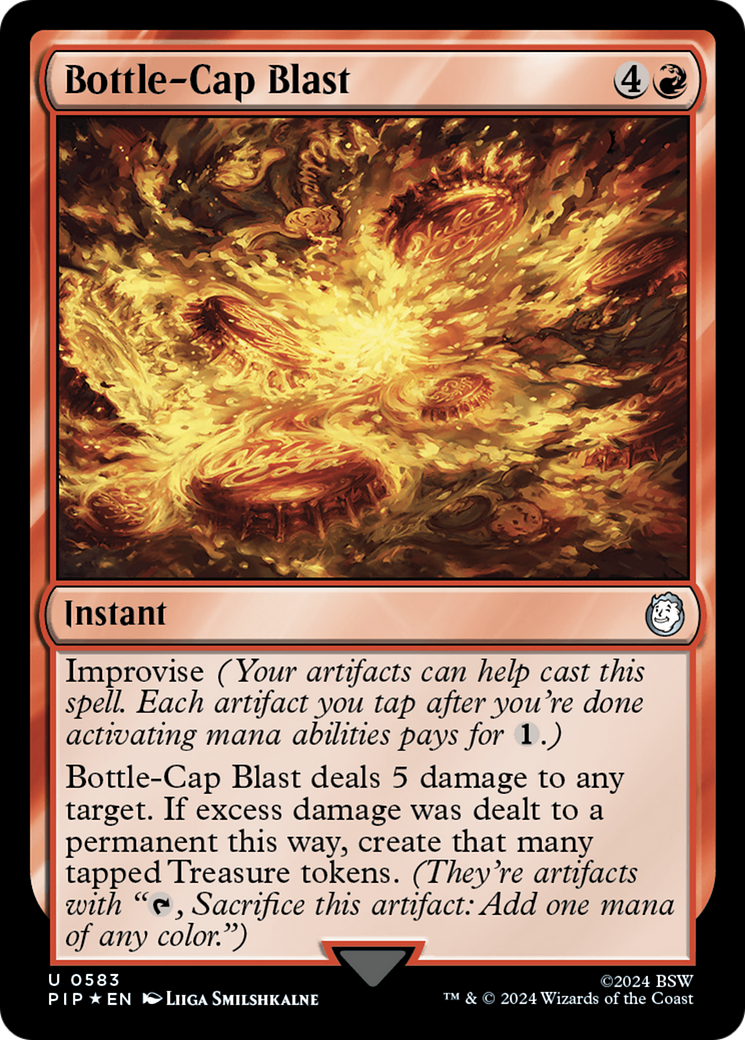 Bottle-Cap Blast (Surge Foil) (PIP-583)  Foil - Fallout