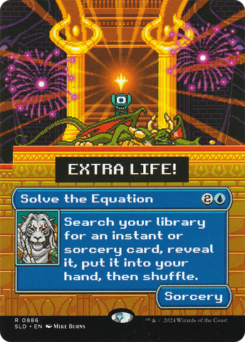 Solve the Equation (0886) (SLD-886)  - Secret Lair Drop Series (Borderless)