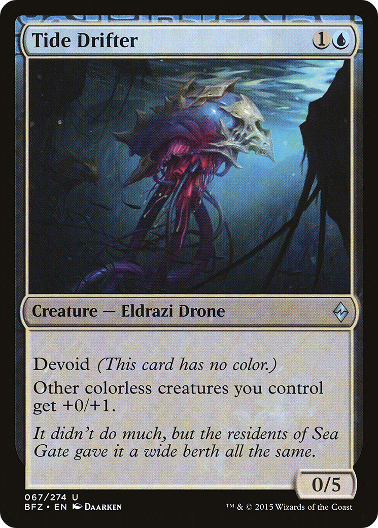 Tide Drifter (BFZ-067)  - Battle for Zendikar