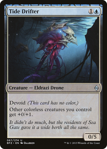 Tide Drifter (BFZ-067)  Foil - Battle for Zendikar