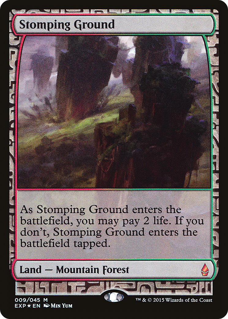 Stomping Ground (EXP-009)  Foil - Zendikar Expeditions