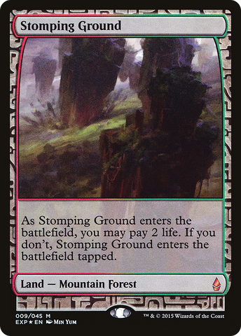 Stomping Ground (EXP-009)  Foil - Zendikar Expeditions