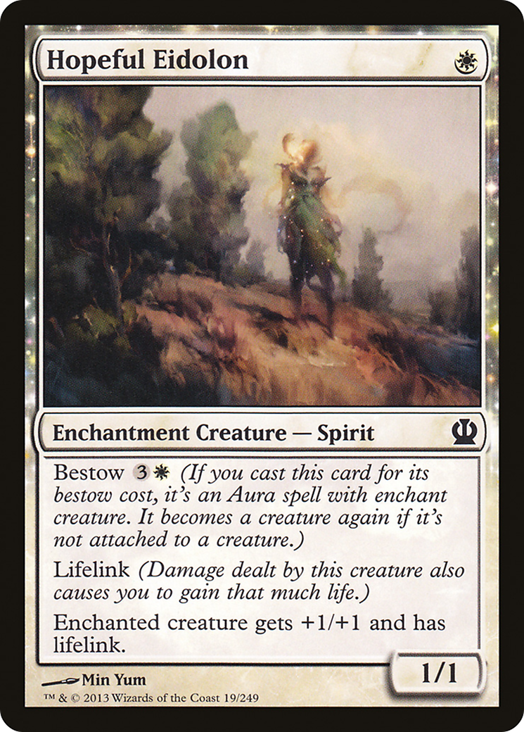 Hopeful Eidolon (THS-019)  - Theros: (enchantment)