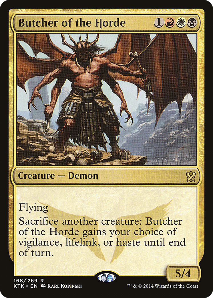 Butcher of the Horde (KTK-168)  Foil - Khans of Tarkir