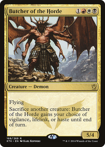 Butcher of the Horde (KTK-168)  - Khans of Tarkir