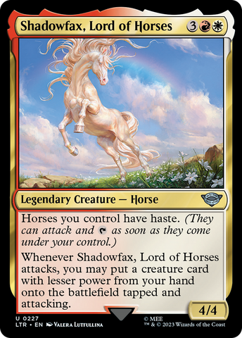 Shadowfax, Lord of Horses (LTR-227)  - The Lord of the Rings: Tales of Middle-earth