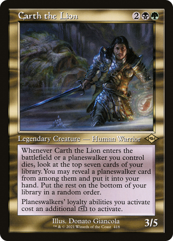 Carth the Lion (Retro Frame) (MH2-418)  - Modern Horizons 2