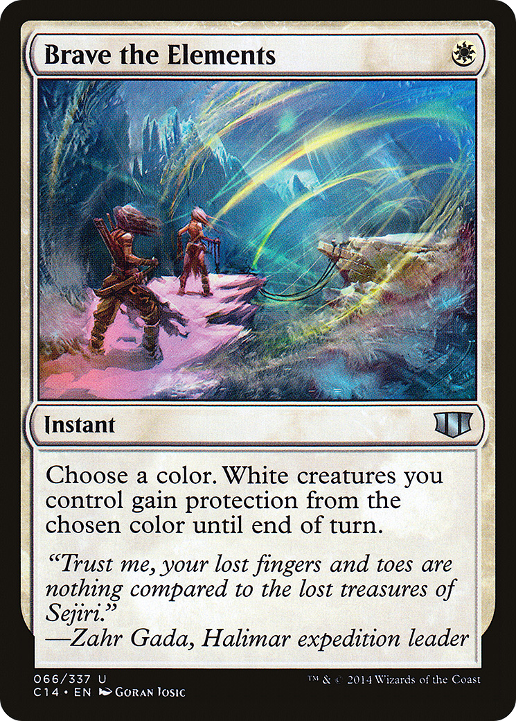 Brave the Elements (C14-066)  - Commander 2014