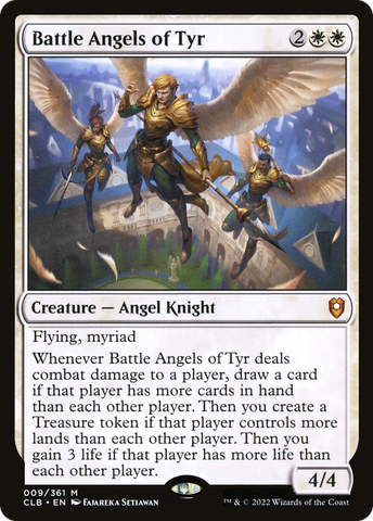 Battle Angels of Tyr (CLB-009)  Foil - Commander Legends: Battle for Baldur's Gate