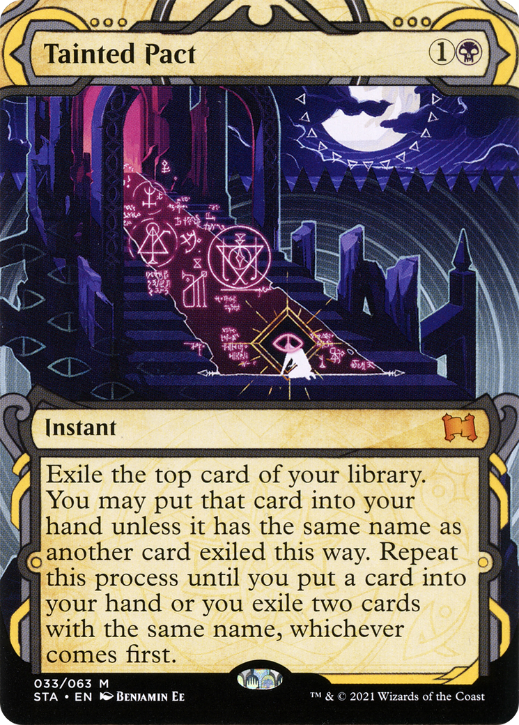 Tainted Pact (STA-033)  - Strixhaven Mystical Archive: (Showcase) (Borderless)