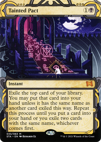 Tainted Pact (STA-033)  Foil - Strixhaven Mystical Archive: (Showcase) (Borderless)