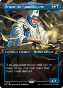 Bruvac the Grandiloquent (Anime Borderless) (RVR-418)  Foil - Ravnica Remastered