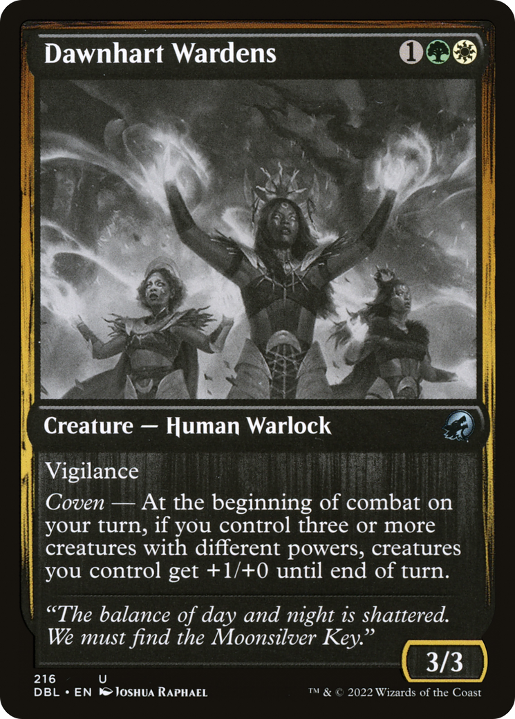 Dawnhart Wardens (DBL-216)  - Innistrad: Double Feature