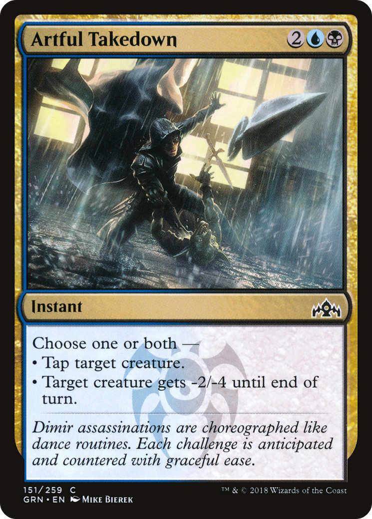 Artful Takedown (GRN-151)  Foil - Guilds of Ravnica
