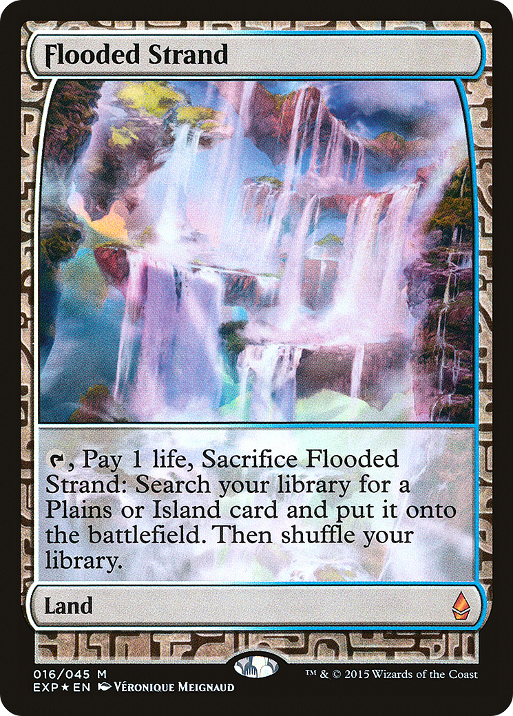 Flooded Strand (EXP-016)  Foil - Zendikar Expeditions