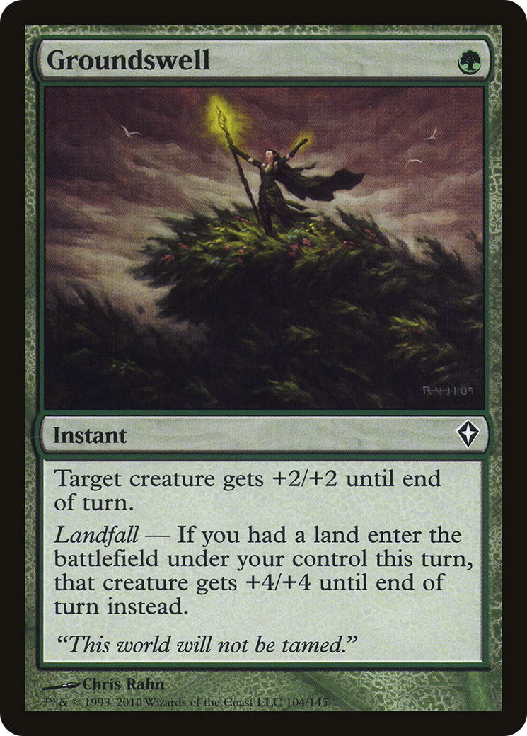 Groundswell (WWK-104)  Foil - Worldwake