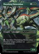 Thrashing Brontodon (Borderless) (LCI-329)  - The Lost Caverns of Ixalan