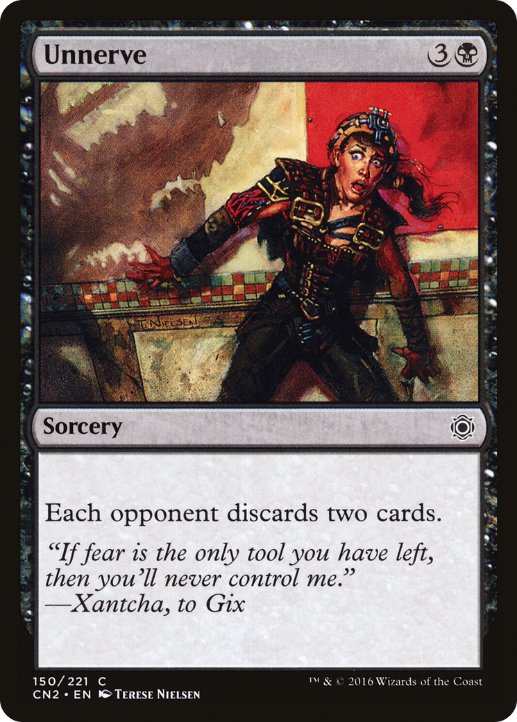Unnerve (CN2-150)  Foil - Conspiracy: Take the Crown