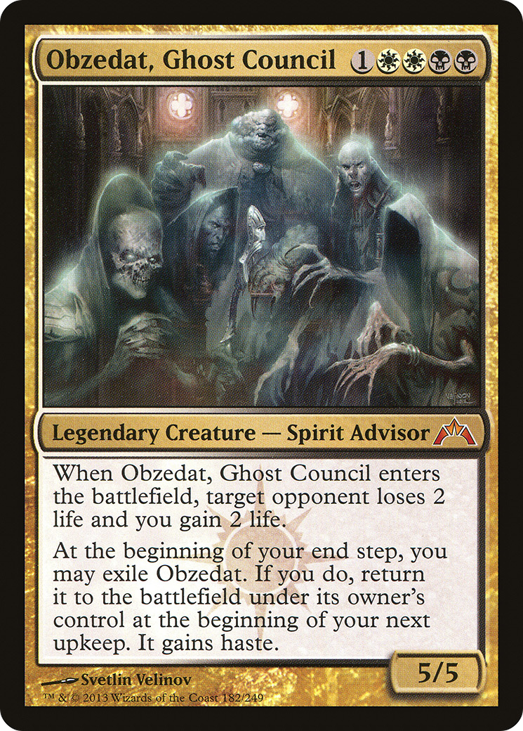 Obzedat, Ghost Council (GTC-182)  - Gatecrash