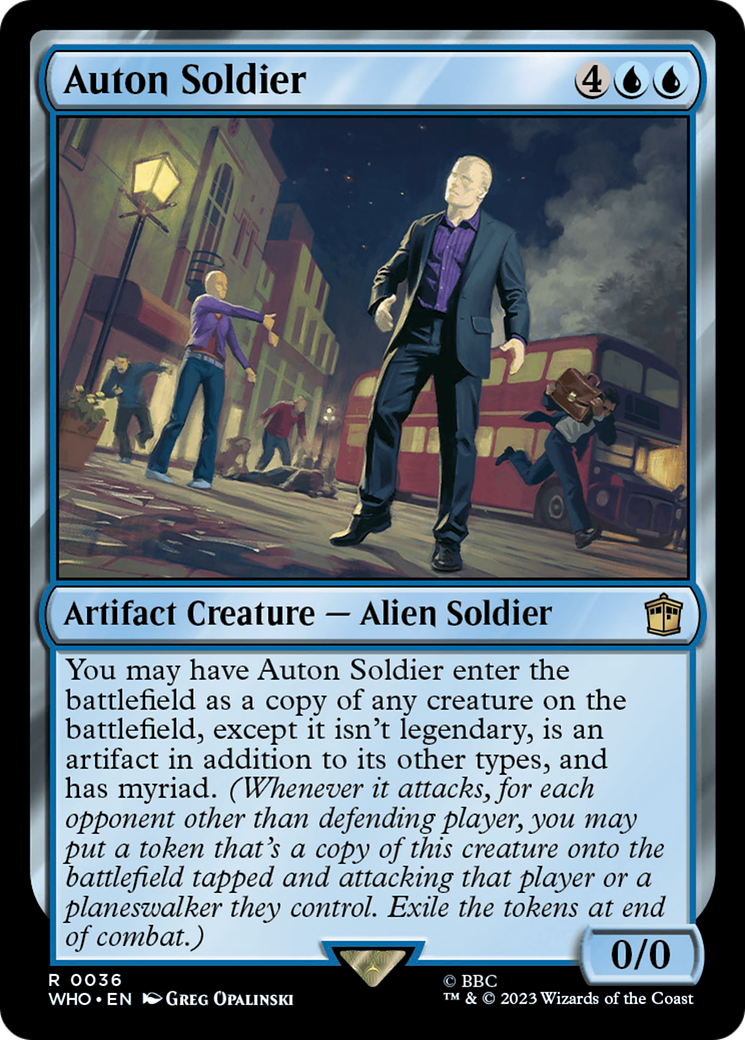 Auton Soldier (WHO-036)  Foil - Doctor Who