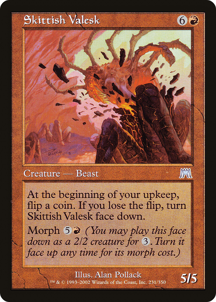 Skittish Valesk (ONS-231)  Foil - Onslaught