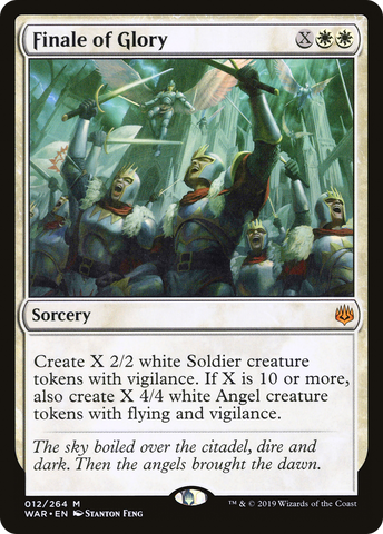 Finale of Glory (WAR-012)  Foil - War of the Spark