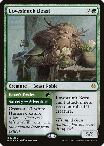Lovestruck Beast (ELD-165)  - Throne of Eldraine