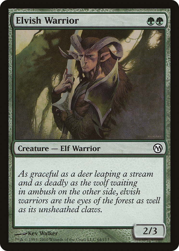 Elvish Warrior (DPA-064)  - Duels of the Planeswalkers