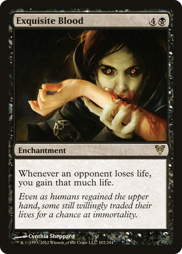 Exquisite Blood (AVR-102)  Foil - Avacyn Restored