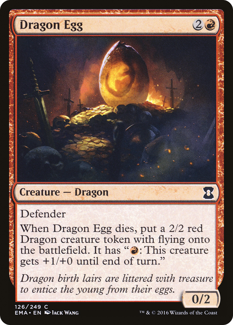 Dragon Egg (EMA-126)  Foil - Eternal Masters