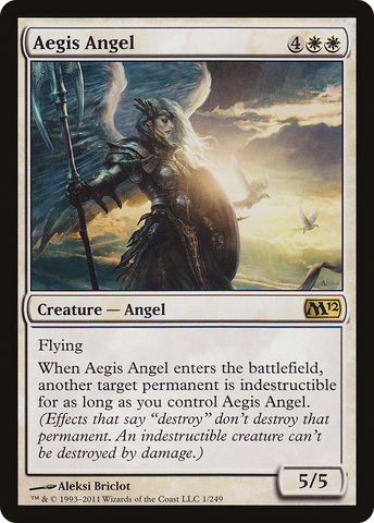 Aegis Angel (M12-001)  Foil - Magic 2012