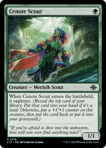 Cenote Scout (LCI-178)  Foil - The Lost Caverns of Ixalan