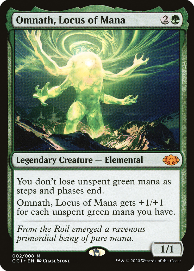 Omnath, Locus of Mana (CC1-002)  Foil - Commander Collection: Green
