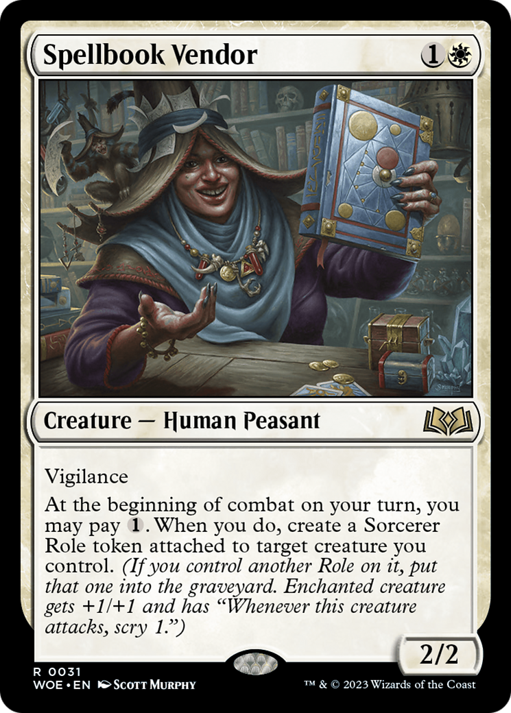 Spellbook Vendor (WOE-031)  - Wilds of Eldraine