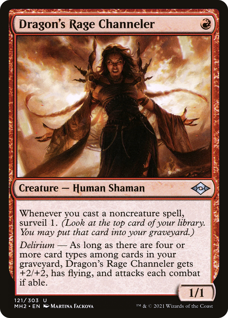 Dragon's Rage Channeler (MH2-121)  - Modern Horizons 2
