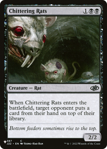 Chittering Rats (LIST-J22-387)  - The List