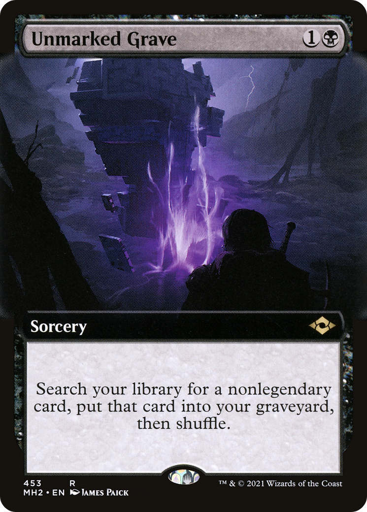 Unmarked Grave (Extended Art) (MH2-453)  Foil - Modern Horizons 2: (Extended Art)