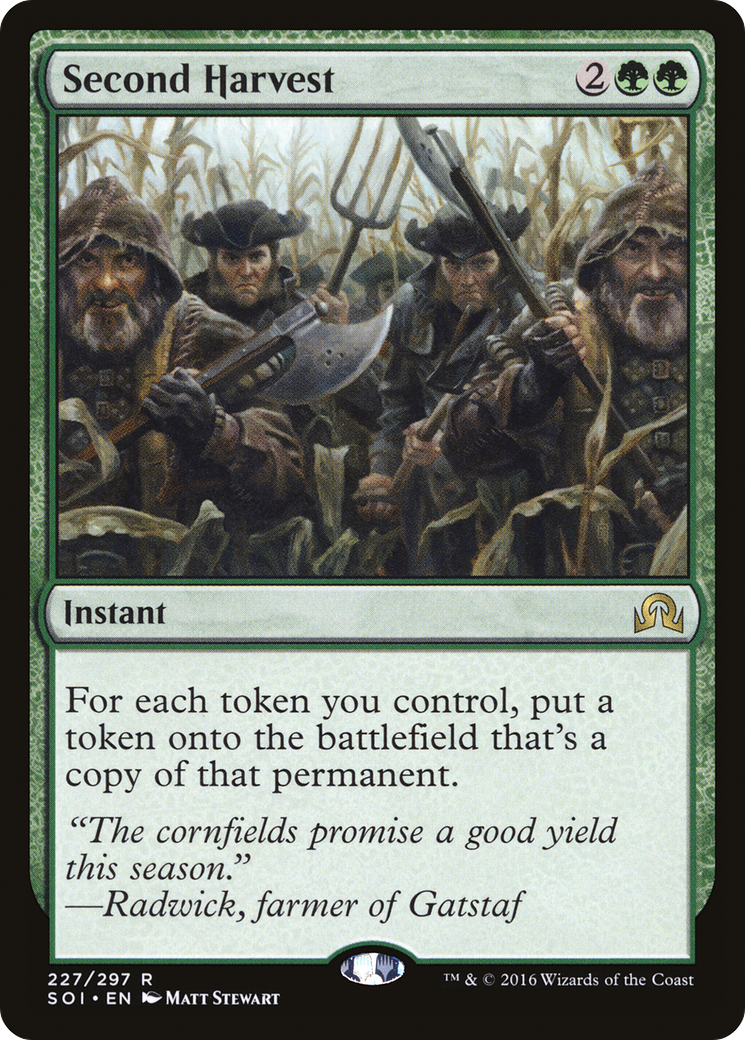 Second Harvest (SOI-227)  Foil - Shadows over Innistrad