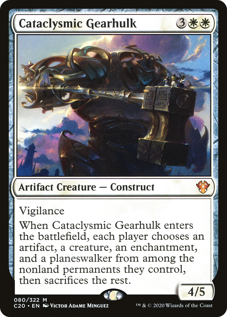 Cataclysmic Gearhulk (C20-080)  - Commander 2020