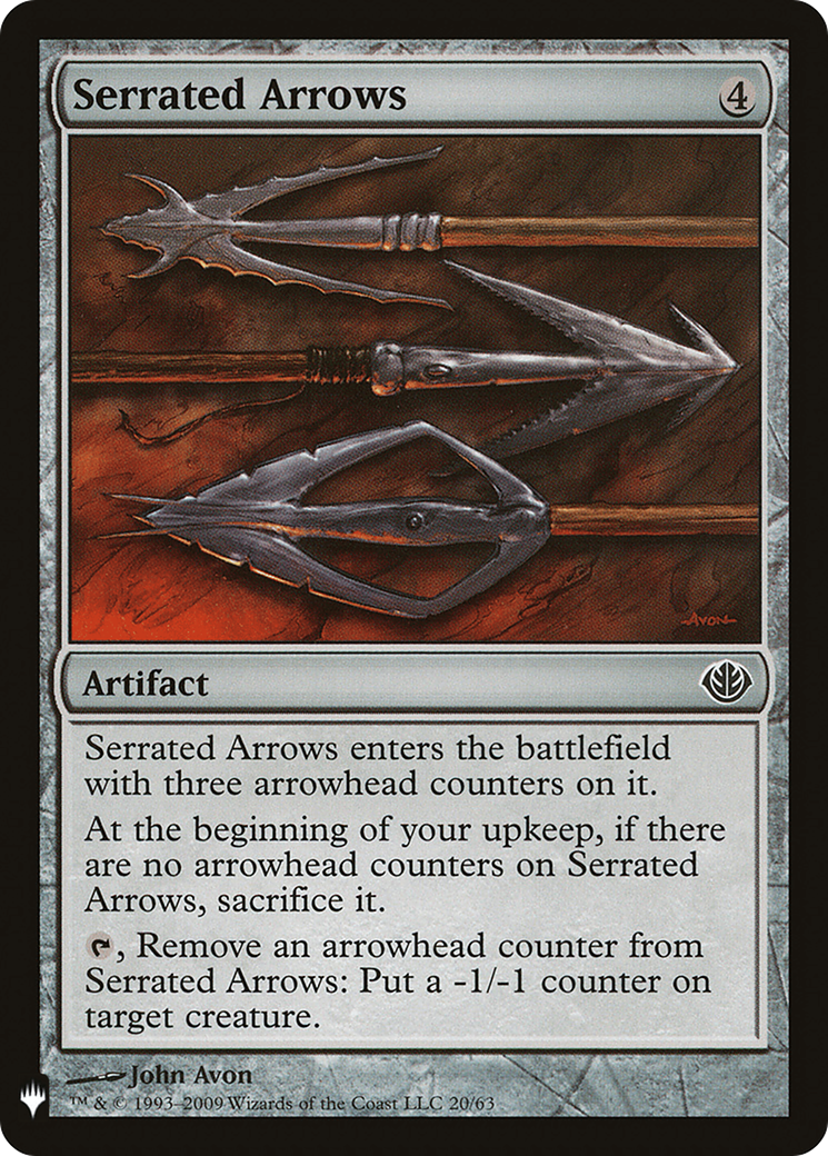 Serrated Arrows (LIST-DDD-20)  - The List