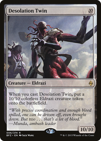 Desolation Twin (BFZ-006)  Foil - Battle for Zendikar