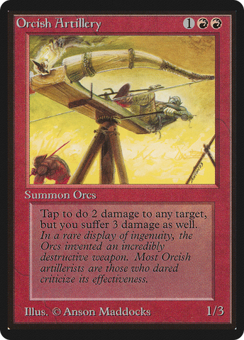 Orcish Artillery (LEB-)  - Limited Edition Beta