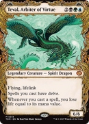 Teval, Arbiter of Virtue (Showcase) (TDM-319)  - Tarkir: Dragonstorm: (Showcase)