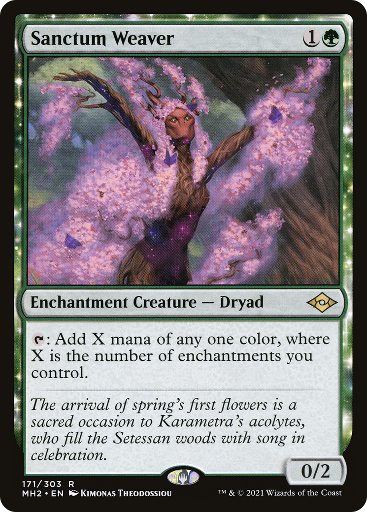 Sanctum Weaver (MH2-171)  Foil - Modern Horizons 2: (enchantment)