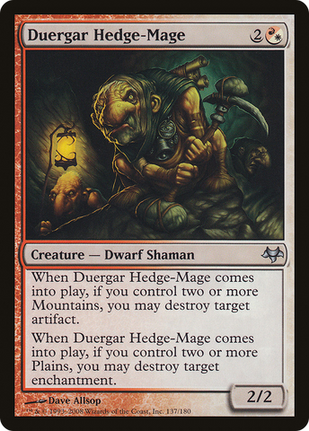 Duergar Hedge-Mage (EVE-137)  - Eventide