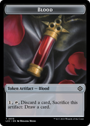 Blood (TLCC-015)  Foil - The Lost Caverns of Ixalan Commander Tokens