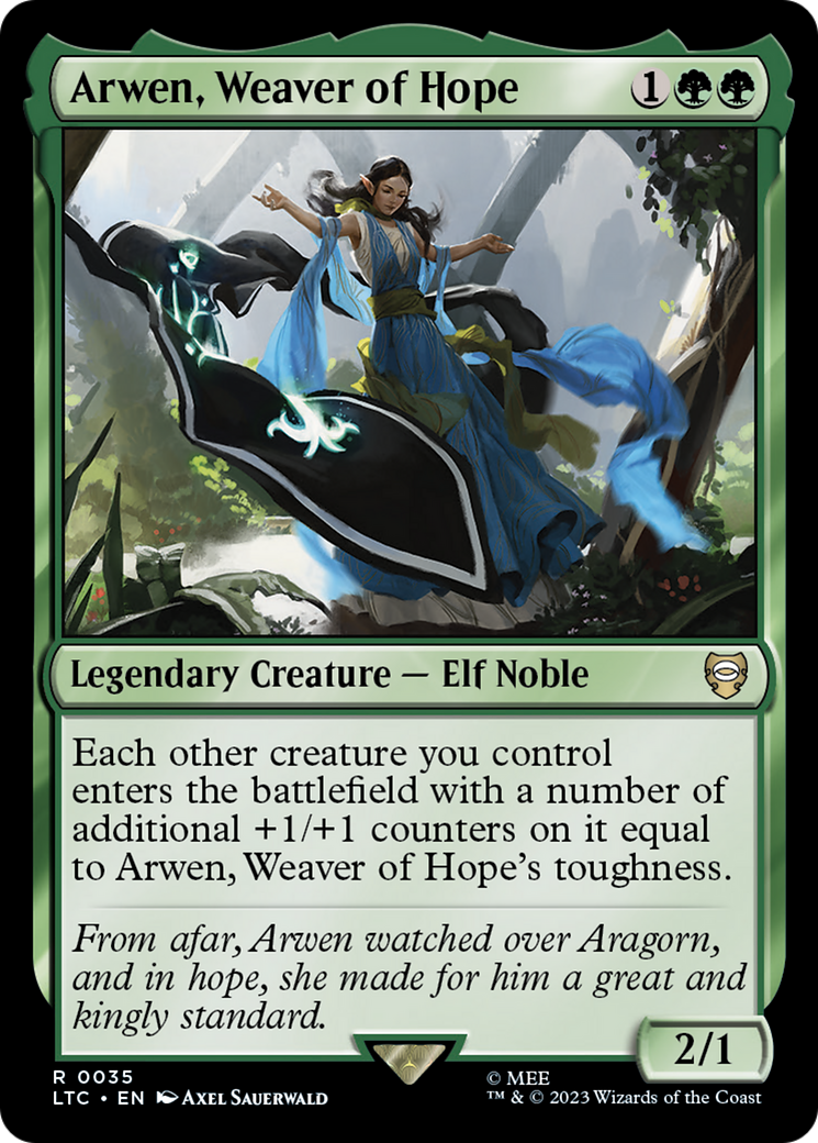 Arwen, Weaver of Hope (LTC-035)  - Tales of Middle-earth Commander