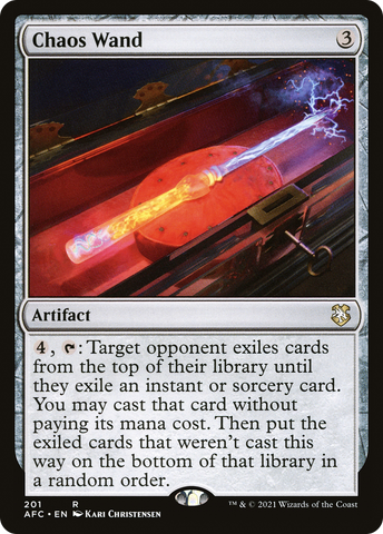 Chaos Wand (AFC-201) - Adventures in the Forgotten Realms Commander