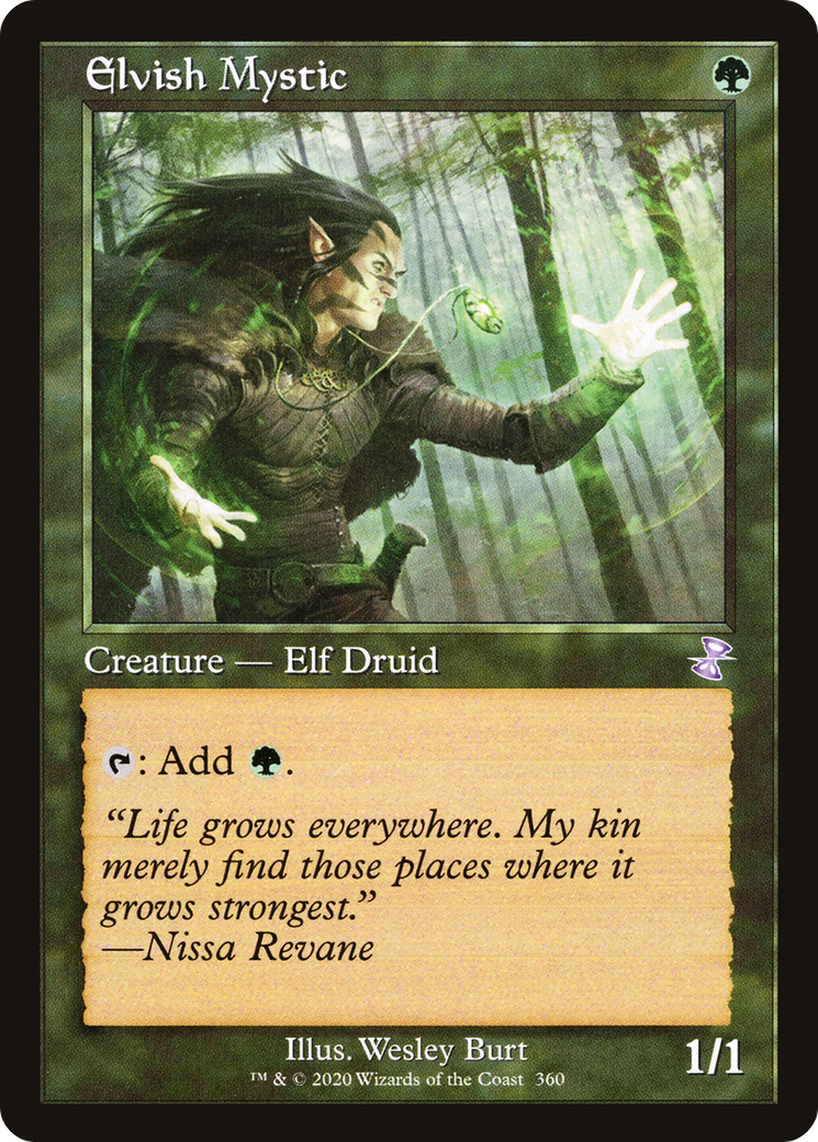 Elvish Mystic (TSR-360)  Foil - Time Spiral Remastered