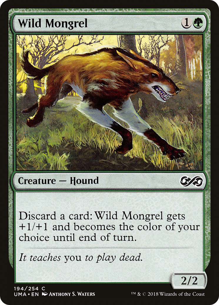 Wild Mongrel (UMA-194)  Foil - Ultimate Masters